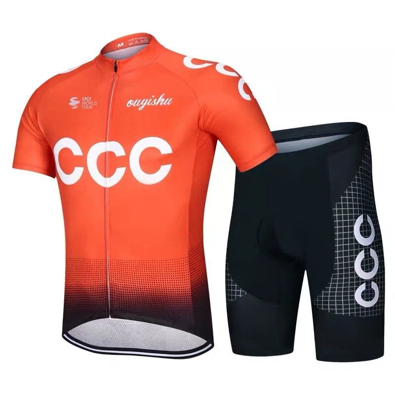 2020 Fleet version CCC short sleeve riding suit Baby Bag Bicycling Pants Summer Bike Short Blouse Mountain Bike