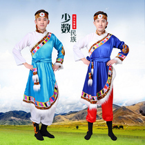 Tibetan dance costume male costume adult minority Mongolian Tibetan costume stage square dance costume