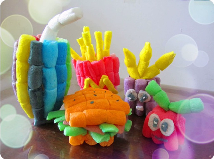 Hạt ngô màu hạt ma thuật trẻ em mẫu giáo làm bằng tay câu đố nghệ thuật sáng tạo và trang trí đồ chơi thủ công - Handmade / Creative DIY do choi mam non