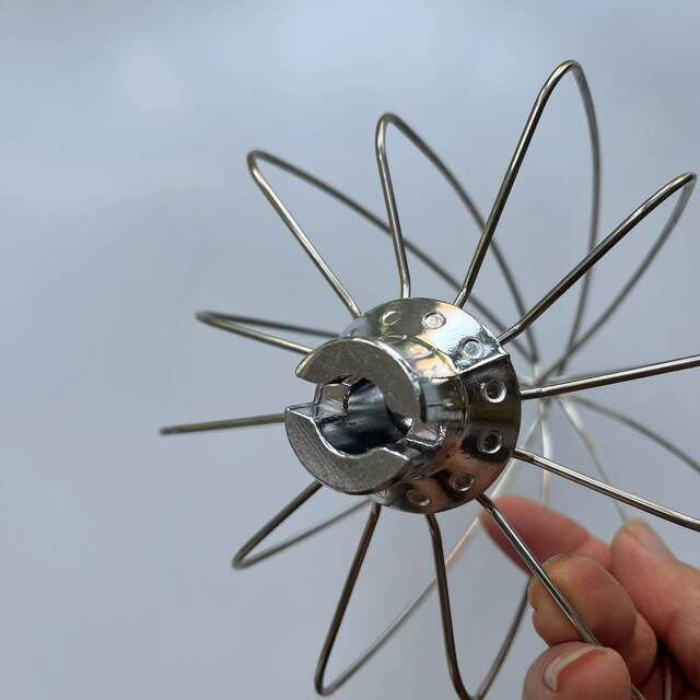 Original Accessories for the Lejian Chef Machine Lj-9519: Egg Beater Cage with a Height of Approximately 16.5 Cm, Original Factory Product