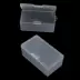 Hộp nhựa dày hình chữ nhật các bộ phận trong suốt hộp bảo quản hộp phần cứng bao bì hộp rỗng công cụ hộp nhựa pp dính liền với nắp - Dụng cụ cầm tay