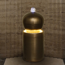 Transporter ball Running water ornaments Living room Floor-to-ceiling landscape decoration Indoor store Lucky Modern new creative ceramic fountain