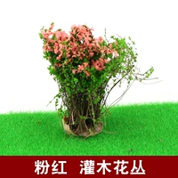 Розовые цветы кустарника