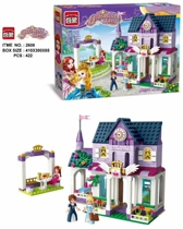 Enlightenment 2608 Royal College of Queens College Grain Parquet Castle Model Accumulated Girl Toys