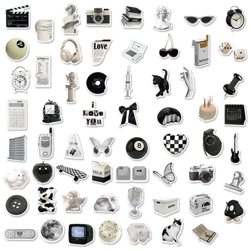 Кофейный ноутбук, чайная чашка, водонепроницаемая наклейка, мобильный телефон, наклейки, простой и элегантный дизайн