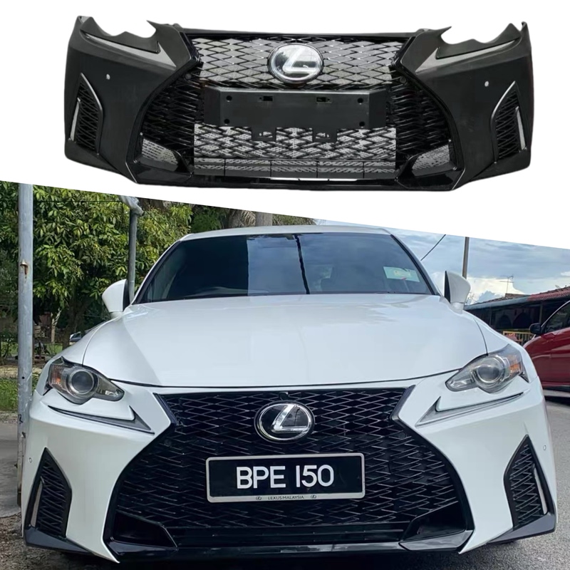 13-19 Lexus Is200/250/Is300 Modified and Upgraded to 21 Model Front Bumper Grille Old-To-New Surround Bumper 13-19 Lexus Is200/250/Is300 Modified and Upgraded to 21 Model Front Bumper Grille Old-To-New Surround Bumper