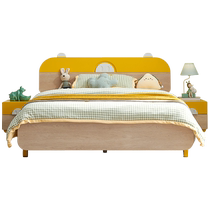 Quanyou Home Childrens Bed Boys Girls Princess Bed Modern Simple Panel Bed 1 5 Meter Single Bed 121320