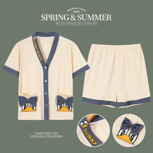 Хлопковая пижама, осенний милый комплект для школьников, коллекция 2022, осенняя