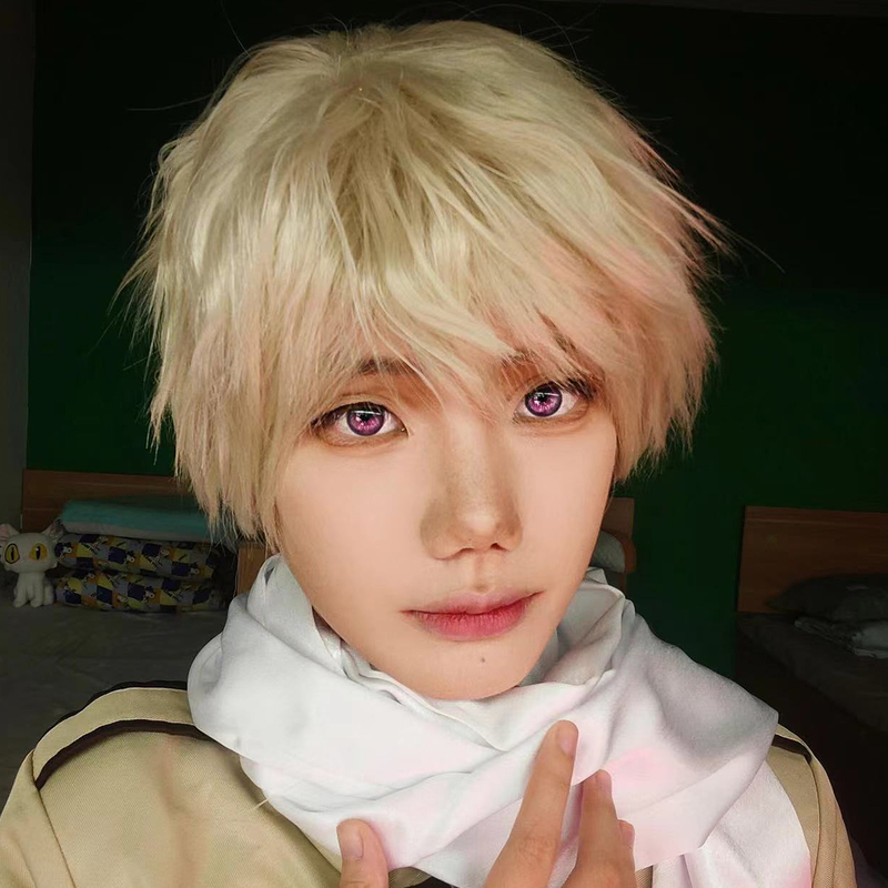 Ivan Blaginsky Cosplay Wig Hetalia Cd27 Realistic Scalp Beginner High-Temperature Fiber Full Wig