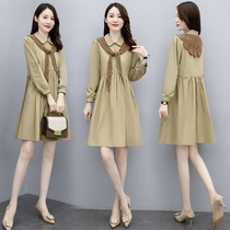 Pregnant women autumn dress 2021 new fashion set spring foreign style small man personality two-piece Hot Mom