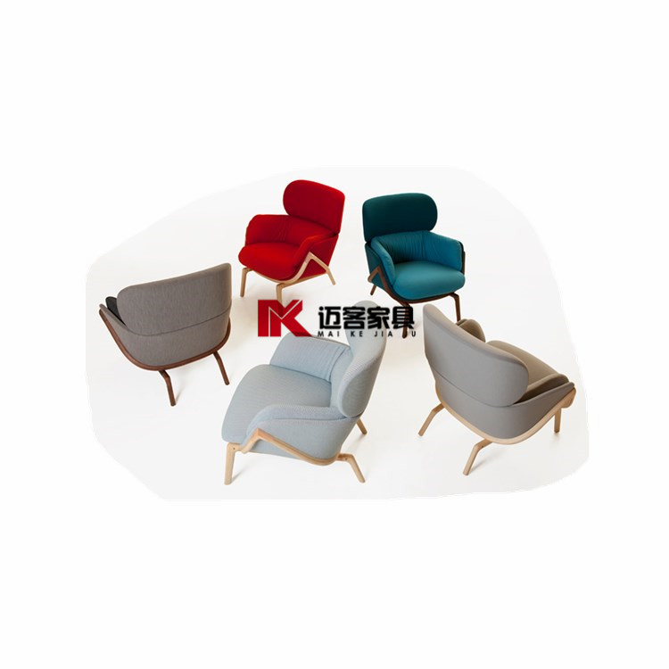 Thiết kế thời trang Bắc Âu elysia phòng chờ ghế hình ghế sofa đơn ghế phòng chờ ghế sofa giá rẻ