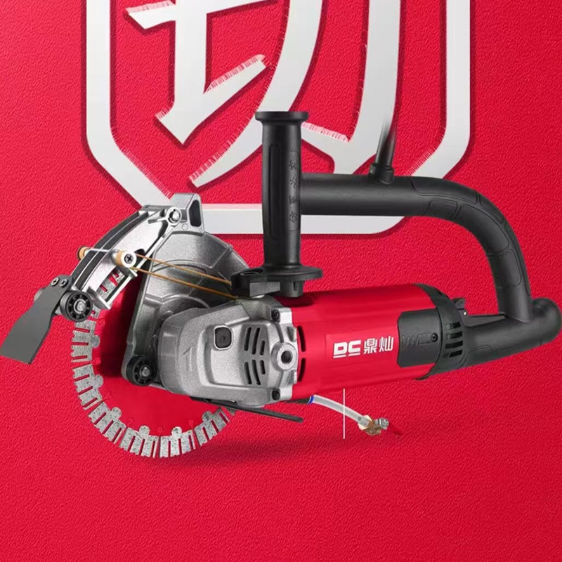 Dingqiang 192 Grooting machine high power slotting machine dust - free concrete hydropower installation wall without dead angle open slot