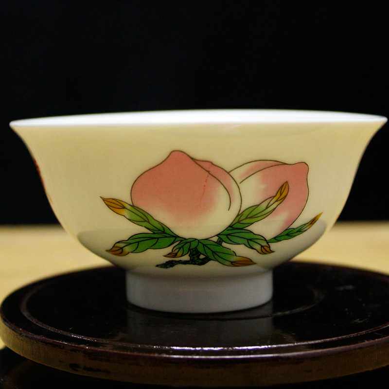 Jingdezhen 4 5 inches Admiralty Bowl Bowl Red Wan Suo Suo Suo Suo Bowl Toast Birthday birthday Birthday Gift Bowl can be customized
