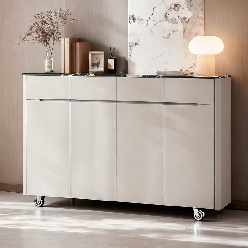 Movable New Marble Shoe Cabinet Storage Cabinet Integrated Against the Wall at the Entrance for Home Use Solid Wood Italian-Style Entryway Cabinet Movable New Marble Shoe Cabinet Storage Cabinet Integrated Against the Wall at the Entrance for Home Use Solid Wood Italian-Style Entryway Cabinet