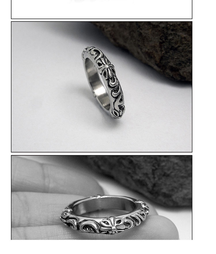 Bague homme en Acier au titane - Ref 3088764 Image 18