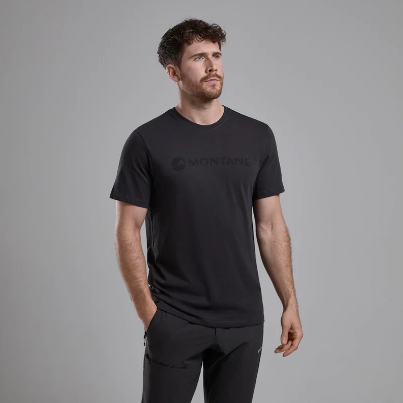 Montane Men's Organic Cotton Printed Logo Outdoor Short-Sleeved Cultural Shirt Sports T-Shirt Montane Men's Organic Cotton Printed Logo Outdoor Short-Sleeved Cultural Shirt Sports T-Shirt