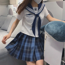 Suzuki Jk (Matsuzawa High) Original JK Uniform Dark Blue White Body Goldfish Knots Cherry Blossom School For Sense Sailor Clothes