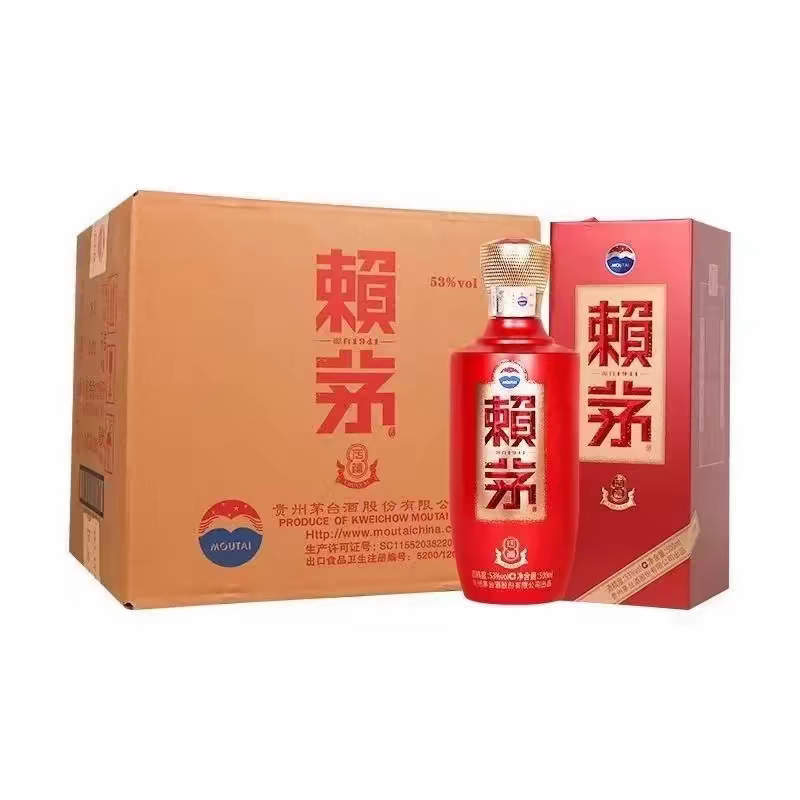 贵州赖茅传禧酱香型纯粮食高粱高端白酒53度500ml*6瓶含礼袋  度实拍商品图