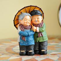 Grandpa Seniors Scenarios Swing Piece Bedroom Lovers Creative Handiwork Old Man Decoration Character Cute Wedding Resin