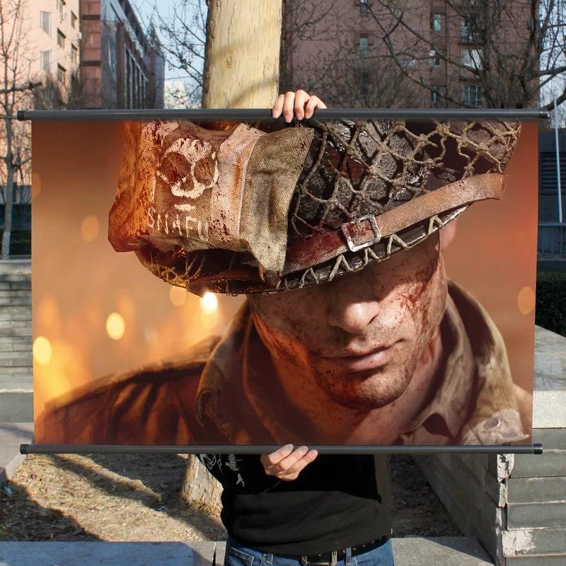 [Flange] Battlefield V bao quanh tranh vải poster Trò chơi Battlefield 5 xung quanh áp phích trang trí - Game Nhân vật liên quan