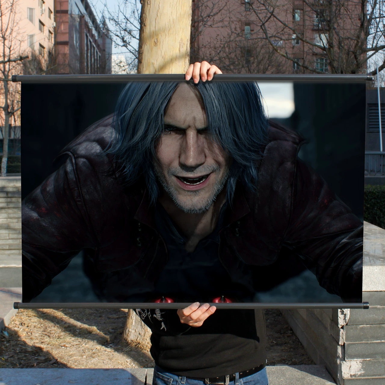 Devil May Cry 5 Poster ngoại vi Tranh vải Dante Vigil Nero Game Trang trí ngoại vi Poster Devil May Cry - Game Nhân vật liên quan