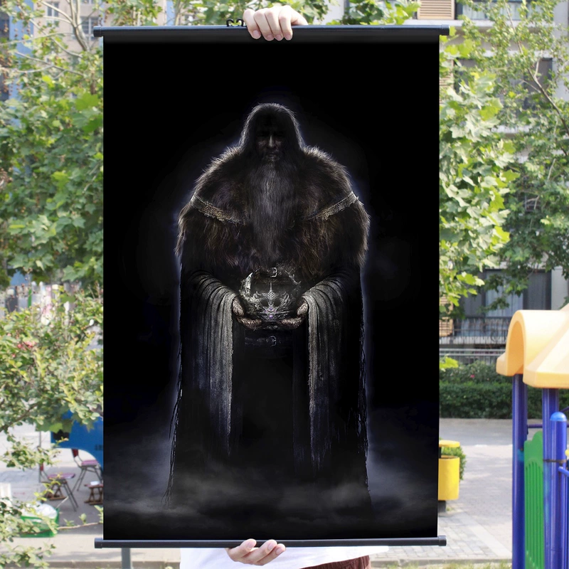 [Flange] Dark Soul 2 Bộ sưu tập trò chơi bao quanh Bức tranh Black Soul 2 Học giả tội lỗi nguyên bản Trang trí Poster vải - Game Nhân vật liên quan