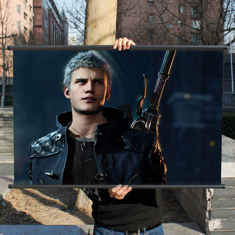 Devil May Cry 5 Poster ngoại vi Tranh vải Dante Vigil Nero Game Trang trí ngoại vi Poster Devil May Cry - Game Nhân vật liên quan