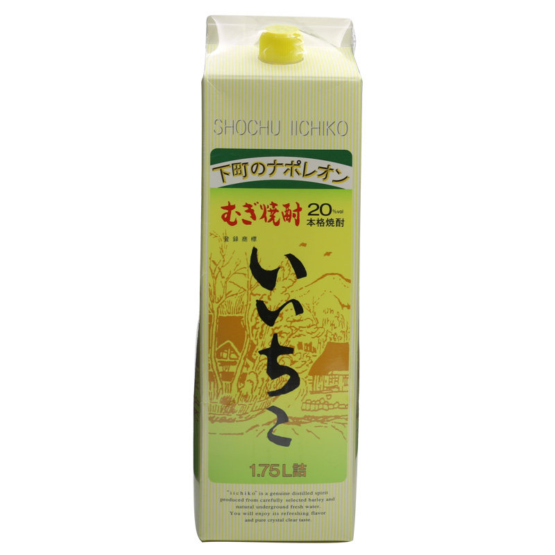 Spot foreign wine IICHIKO Japanese shochu and bamboo shochu 1 75L carton pack family pack can be soaked in plum wine