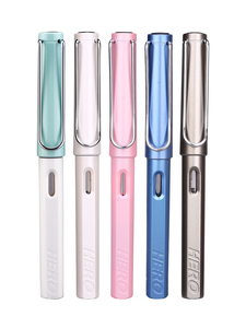 12.8元包邮 HERO 英雄 359 铱金钢笔 送墨囊24支