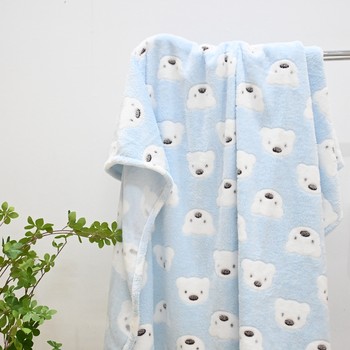 Ins wind teddy bear nap blanket dormitory blanket cover blanket