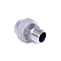 304 stainless steel water heating accessories external thread living water pipe joint inside and outside silk teeth by Ren alive knots wire buckle oil Ren