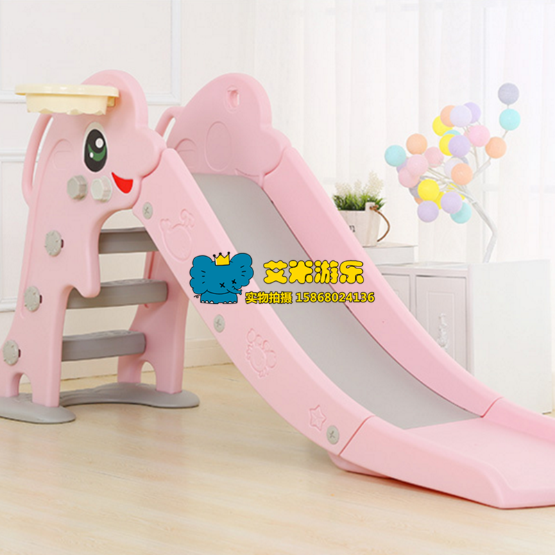 South Korea Ins Baby Home Toys upper and lower folding slides Children small indoor thickened plastic slide slides