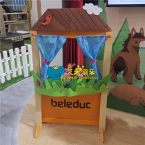 Hand puppet theater puppet stage performance large interactive childrens toys early education stage family performance props