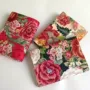 Vintage lớn hoa vải nhóm vườn hoa handmade DIY tấm chăn bông vải bông cưới chất thun cotton