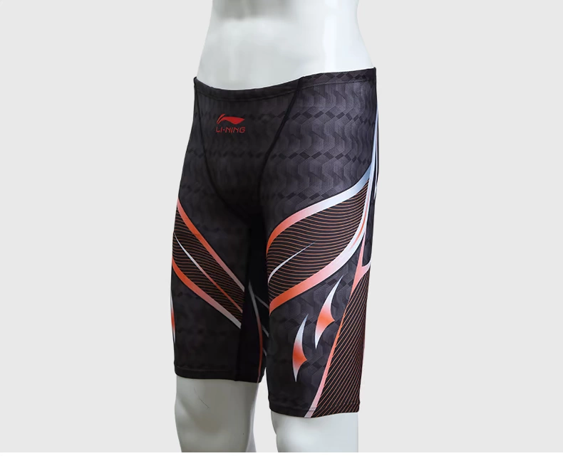 Quần bơi Li Ning quần nam 5 tốc độ khô dành cho người lớn quần bơi kích thước lớn đồ bơi kích thước lớn - Nam bơi đầm