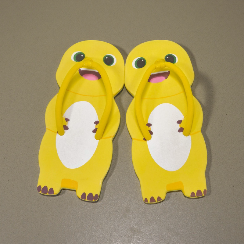 【In Stock for Immediate Dispatch】Milk Dragon Flip-Flops Summer Hot-Selling Creative Sandals for Home and Beach Cute Flat Bottom