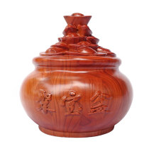 Peach Wood cornucopia ornaments Zhaocai Jin Bao wedding home room town house Feicheng living room opening shop set up