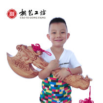 Feicheng peach wood axe living room pendant home decoration wedding sitting Fu new house new home into the house to move to give gifts