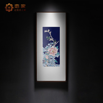 Bronze Sculpture Painting < Spring Bloom Bloom > Genguan Gangway Corridor Modern Decoration Painting Metal Handmade Chisel Engraving Mural Painting