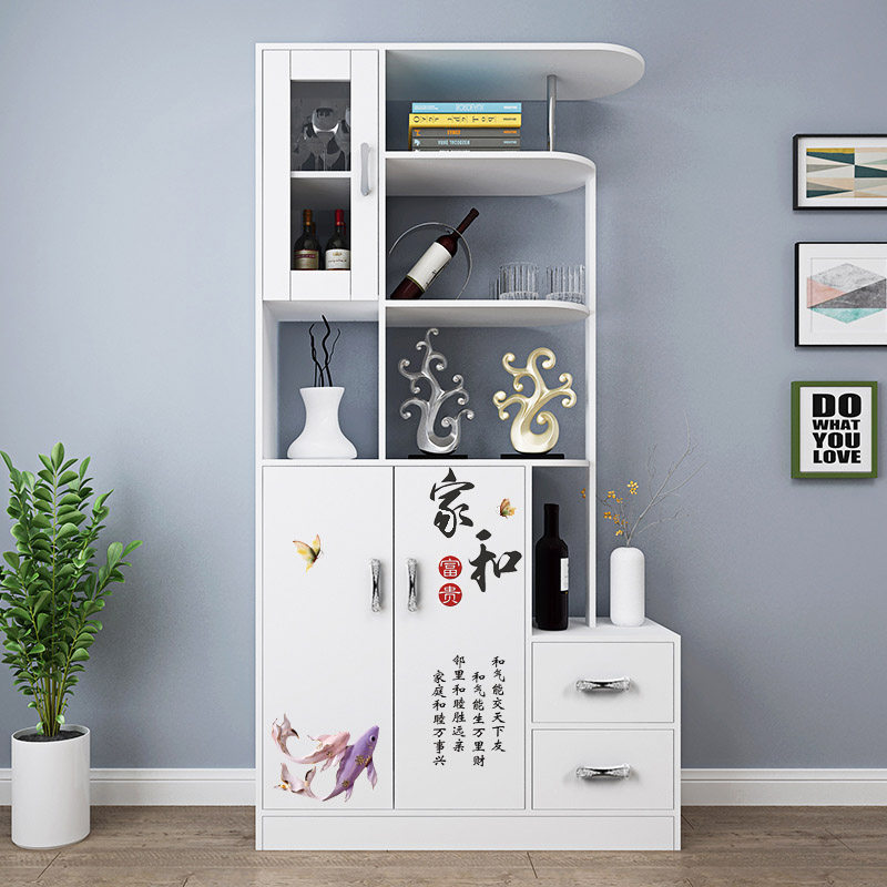 Entrance modern minimalist entrance living room screen shoe cabinet double-sided decoration porch cabinet partition cabinet foyer restaurant wine cabinet