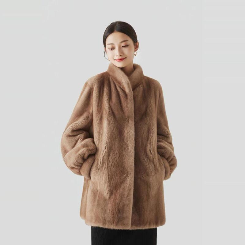2026 Winter Vintage Mink Time Machine Imported Mink Fur Coat for Women, Whole Mink Stand Collar Small Mink Fur Coat 2026 Winter Vintage Mink Time Machine Imported Mink Fur Coat for Women, Whole Mink Stand Collar Small Mink Fur Coat