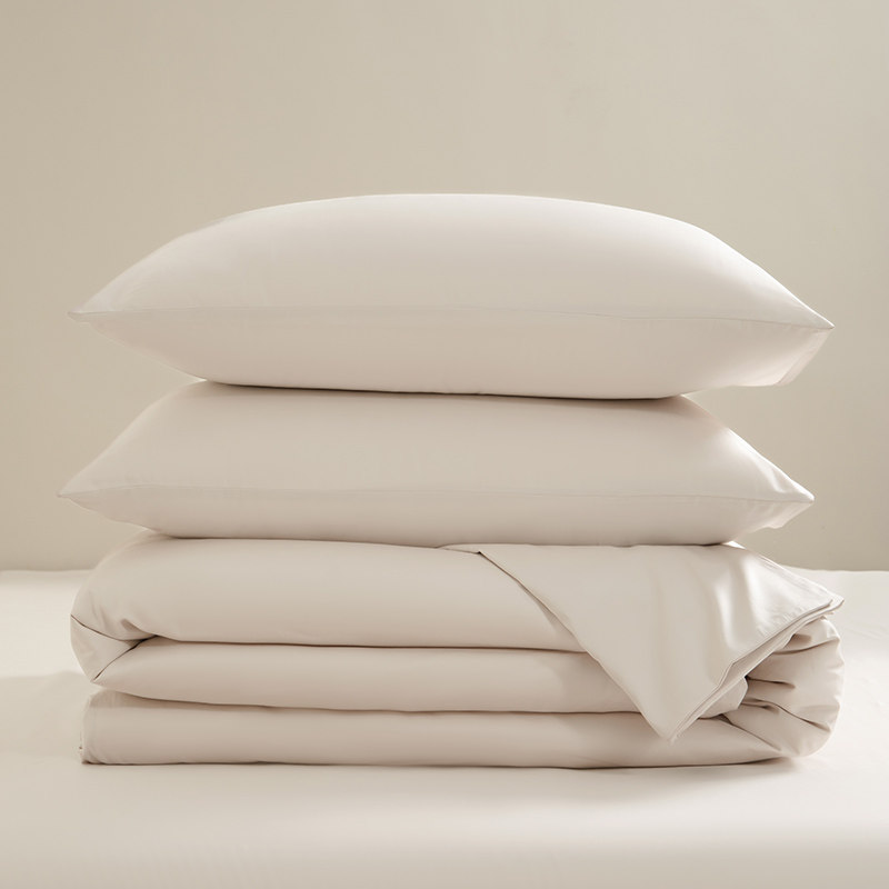 Natural Sleep Cotton Bedding Four-Piece Set New Model Four Seasons High-Density Pure Cotton Bed Sheet Pillowcase Duvet Cover