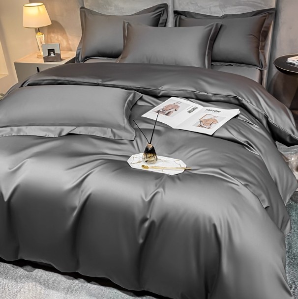 Nude Cotton 200 Long-Staple Cotton Four-Piece Set Pure Cotton All-Cotton Bed Sheet Duvet Cover Four-Season Light Luxury Bedding