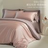 Class a Maternal and Infant-Grade Lyocell 100 Four-Piece Set Tencel Luxury Duvet Cover Bed Sheet Fitted Sheet Ice Silk Hotel