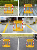 Car Parking Space Lock, No-Drill Parking Barrier, Anti-Collision Thickened Ground Barrier for Garage Parking