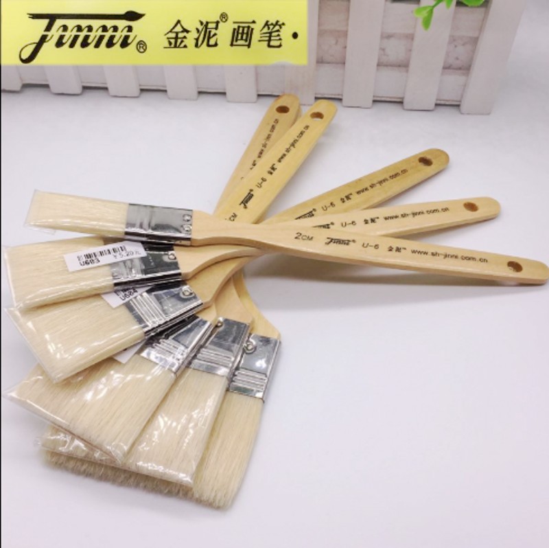 Gold mud U-6 background brush bristle oil painting brush gold mud brush multi model brush gouache watercolor brush