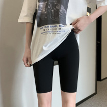 Summer high waist thin letter tight skinny yoga hip-raising Barbie sports five-point shorts Hot pants leggings women