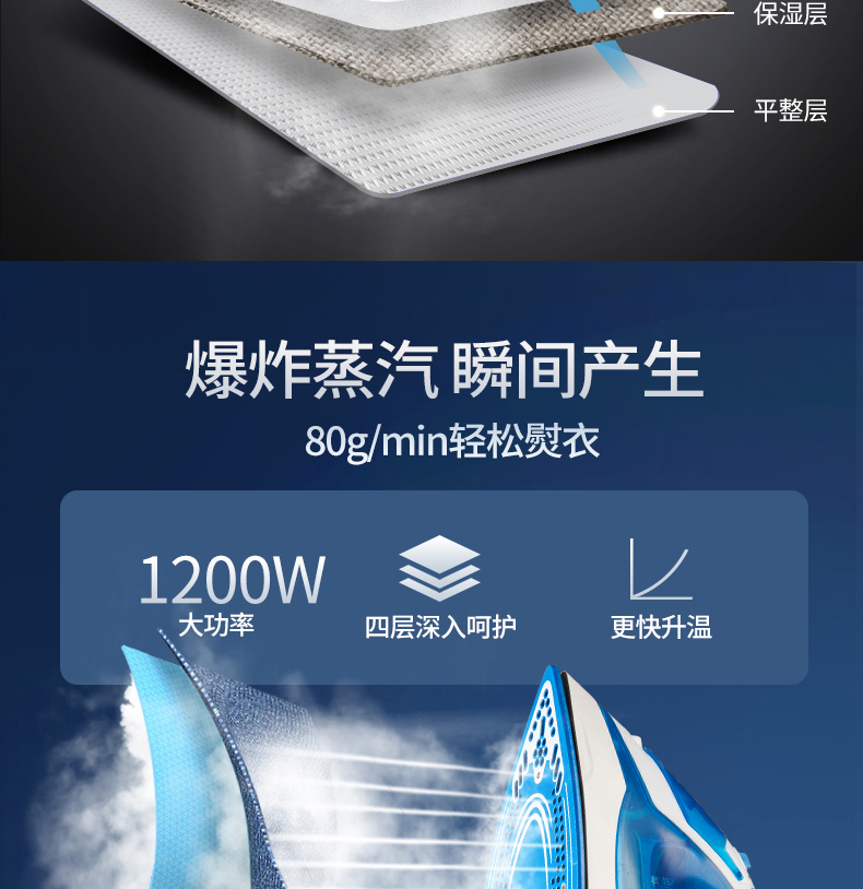 bàn là hơi nước xiaomi Bàn ủi điện gia dụng TCL bàn ủi nhỏ mini cầm tay hơi nước mini học sinh cầm tay bàn ủi đồ