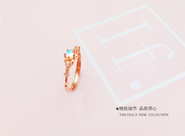Five Pointed Star (Ring)Japan jointly lloy * beautiful girl の girl series moon wand Ring Female soldier ring 925 Silver