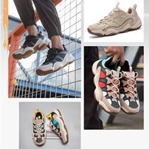 No monk cliff High-quality Pu hard factory manufacturing first layer of leather lightweight thick-soled daddy shoes 